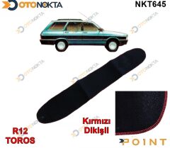 TORPİDO ÜSTÜ SİYAH DÜZ HALI  R12