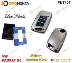 ANAHTARLIK KABI SİLİKONLU GRİ VW MODEL 6 POİNT