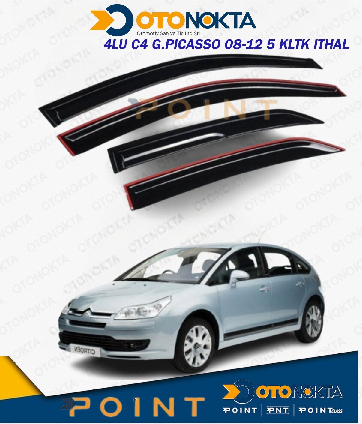 CAM RÜZGARLIĞI 4LÜ C4 G.PİCASSO 08-12 5 KLTK İTHAL