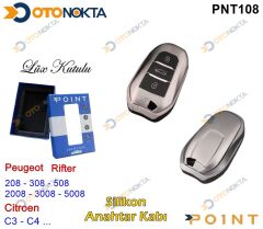 ANAHTARLIK KABI SİLİKONLU GRİ PEJO MODEL 1 POİNT