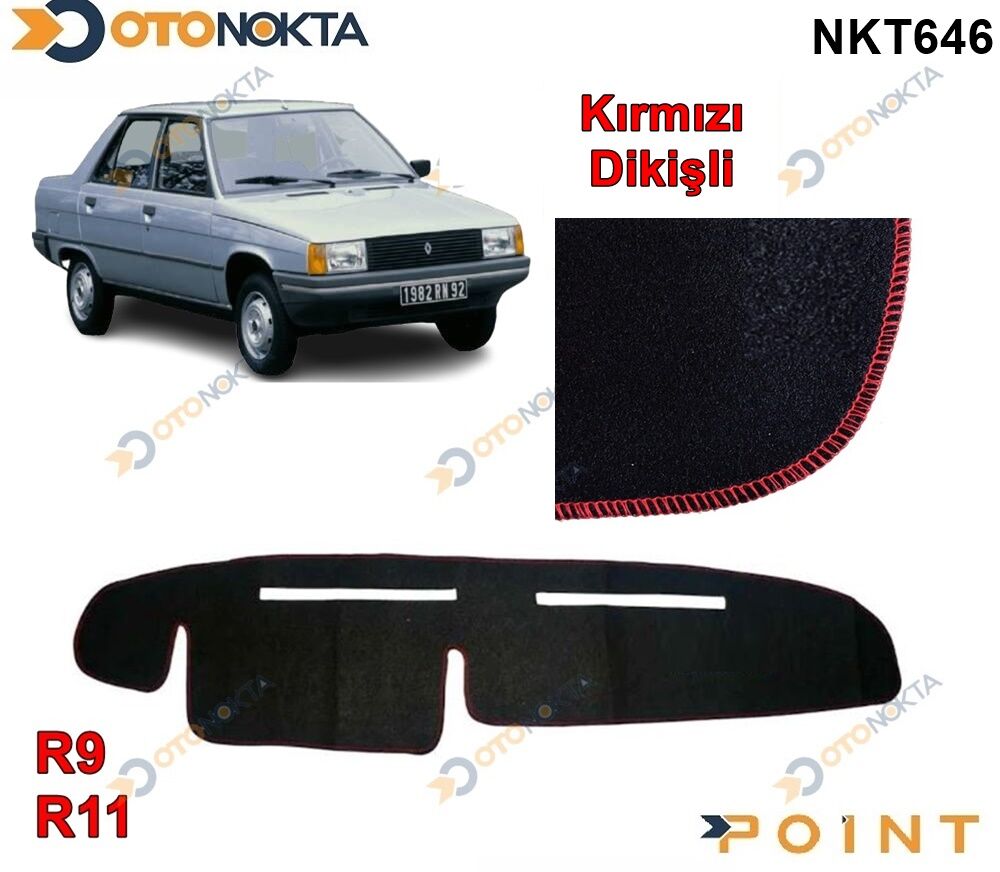 TORPİDO ÜSTÜ SİYAH DÜZ HALI R9 € R11
