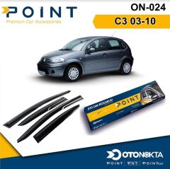 CAM RÜZGARLIĞI 4 LÜ CITROEN  C3 03-10 İTHAL