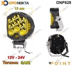 OFF ROAD SİS 5 İNÇ TURUNCU SARI  YUVARLAK POİNT