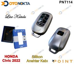 ANAHTARLIK KABI SİLİKONLU GRİ HONDA MODEL 2 POİNT