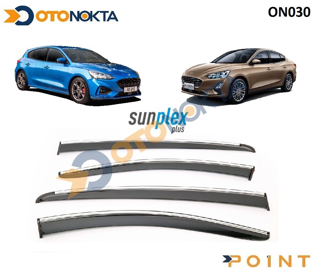 CAM RÜZGARLIĞI 4 LÜ KROMLU FOCUS 5 SD HB SUNPLEX