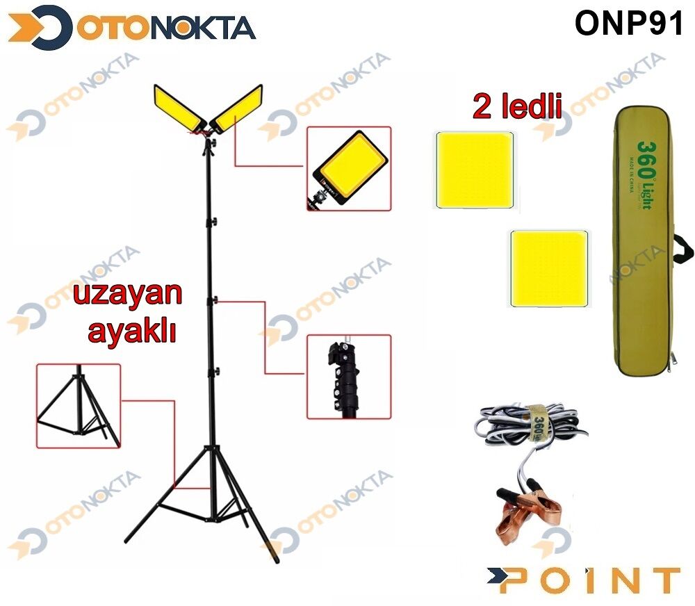 OFF ROAD KAMP AYAKLI LED BEYAZ 12V POİNT