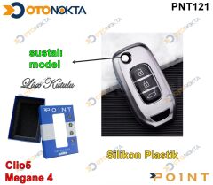 ANAHTARLIK KABI SİLİKONLU GRİ RENO MODEL 2 POİNT