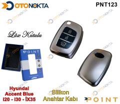 ANAHTARLIK KABI SİLİKON GRİ HYUNDAİ MODEL 1 POİNT