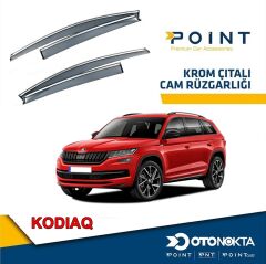 CAM RÜZGARLIĞI 4 LÜ KROMLU SKODA KODİAQ POİNT
