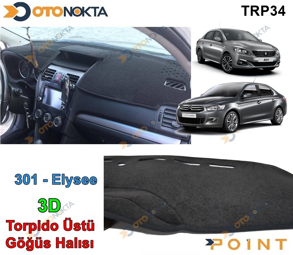 TORPİDO ÜSTÜ 3D KESİM KALIBI SİYAH PEJO 301