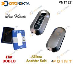 ANAHTARLIK KABI SİLİKON GRİ FİAT MODEL 1 POİNT
