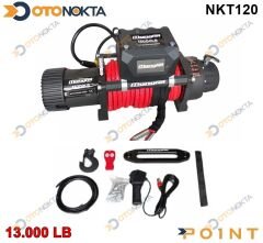 OFF ROAD VİNÇ KUMANDALI SENTETİK HALAT 13000 LB