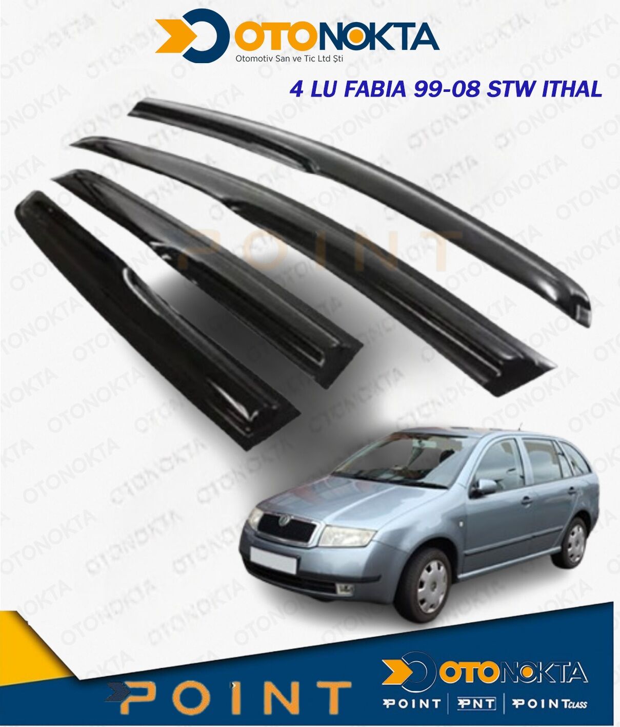 CAM RÜZGARLIĞI 4 LÜ FABİA 99-08  STW İTHAL