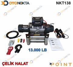 OFF ROAD VİNÇ KUMANDALI ÇELİK HALAT 13000LB