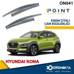 CAM RÜZGARLIĞI 4 LÜ KROMLU HYUNDAİ KONA POİNT