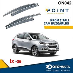 CAM RÜZGARLIĞI 4 LÜ KROMLU İX35 2010> POİNT