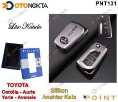 ANAHTARLIK KABI SİLİKON GRİ TOYOTA MODEL 1 POİNT