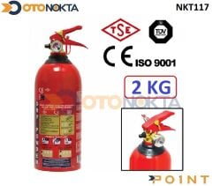 YANGIN SÖNDÜRME TÜPÜ CİHAZI 2 KG
