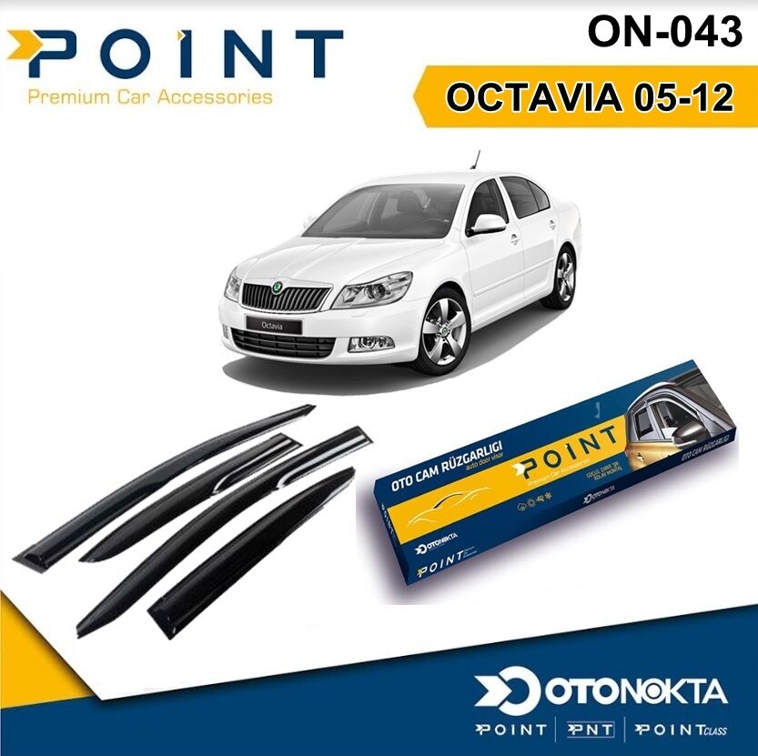 CAM RÜZGARLIĞI 4 LÜ OCTAVİA 05-12 İTHAL