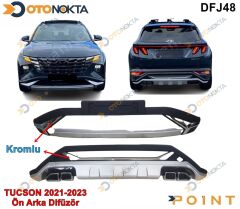 ÖN ARKA KORUMA DİFÜZÖR TUCSON 21-24 KROMLU POİNT