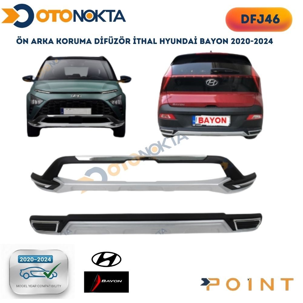ÖN ARKA KORUMA DİFÜZÖR İTHL HYUNDAİ BAYON 20-24 PO