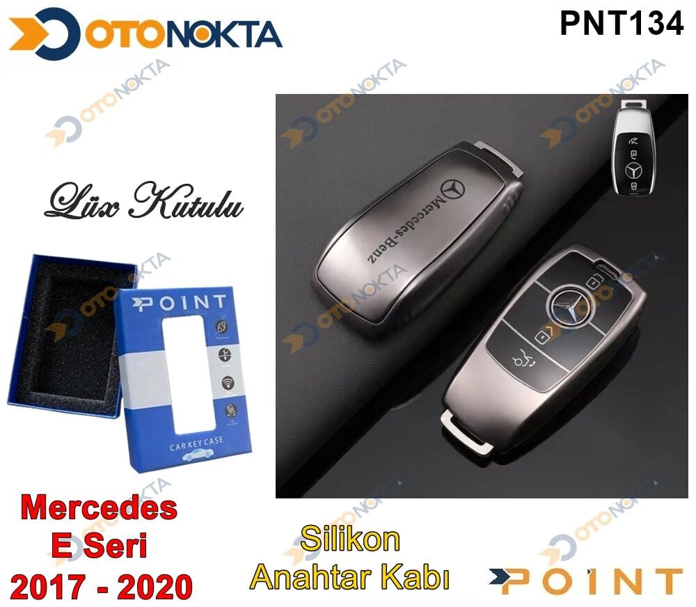 ANAHTARLIK KAB SİLİKON GRİ MERCEDES MODEL 1 POİNT