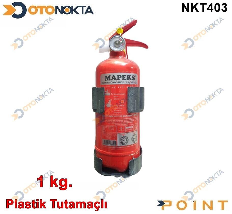 YANGIN SÖNDÜRME TÜPÜ TSE ONAYLI 1KG PLASTİK APARAT