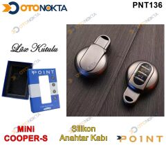 ANAHTARLIK KABI SİLİKON GRİ MİNİ COOPER POİNT
