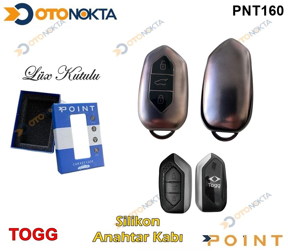 ANAHTARLIK KAB SİLİKON GRİ TOGG POİNT