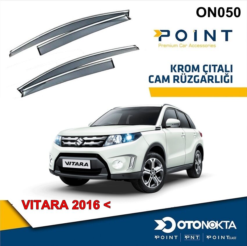 CAM RÜZGARLIĞI 4 LÜ KROMLU VİTARA 2016> POİNT