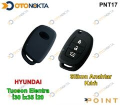 ANAHTARLIK KABI SİLİKONLU HYUNDAİ SİYAH POİNT