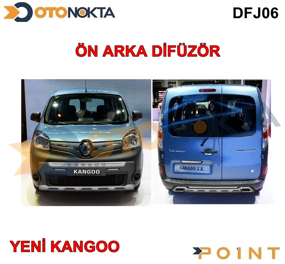 ÖN ARKA KORUMA DİFÜZÖR RENAULT KANGO 2019 POİNT