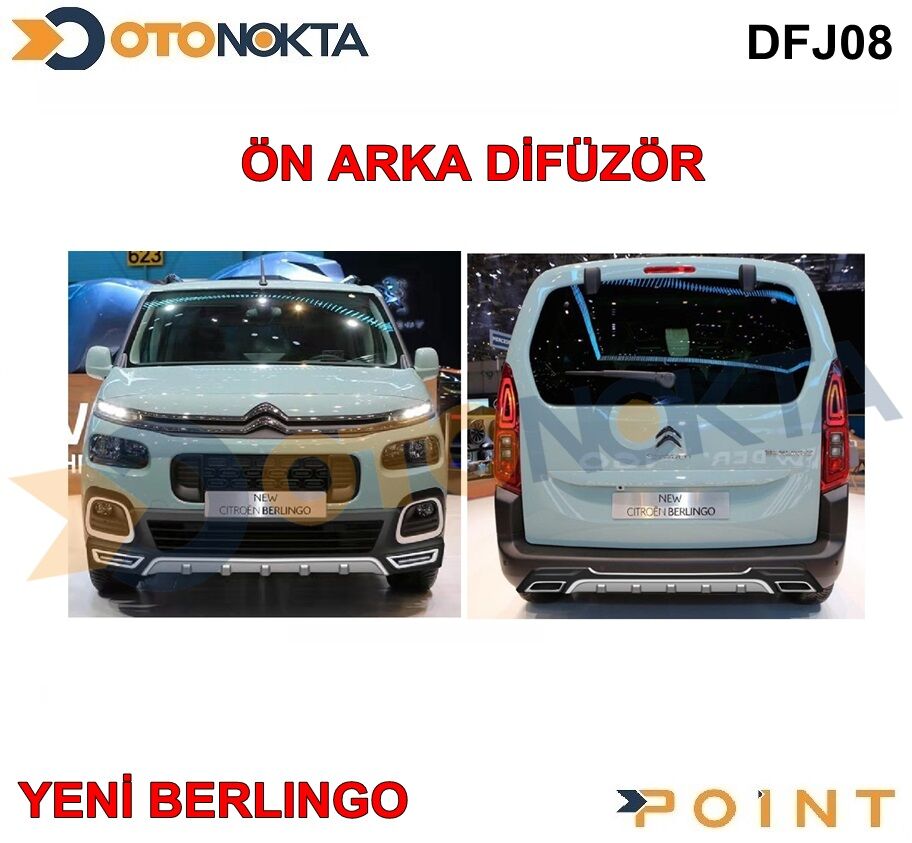 ÖN ARKA KORUMA DİFÜZÖR CİTROEN BERLİNGO 2019 POİNT