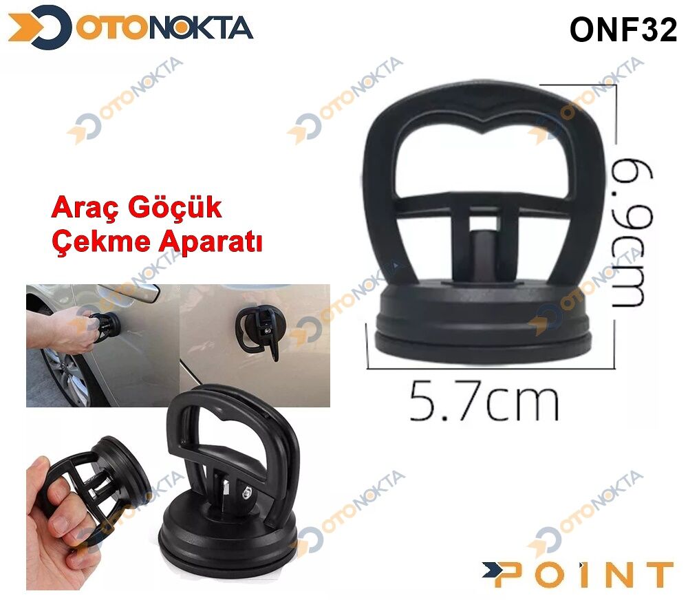 ARAÇ GÖÇÜK ÇEKME APARATI 5,7X6,9 CM SİYAH POİNT