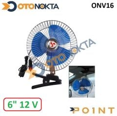 VANTİLATÖR 6 İNÇ 12V MANDALLI
