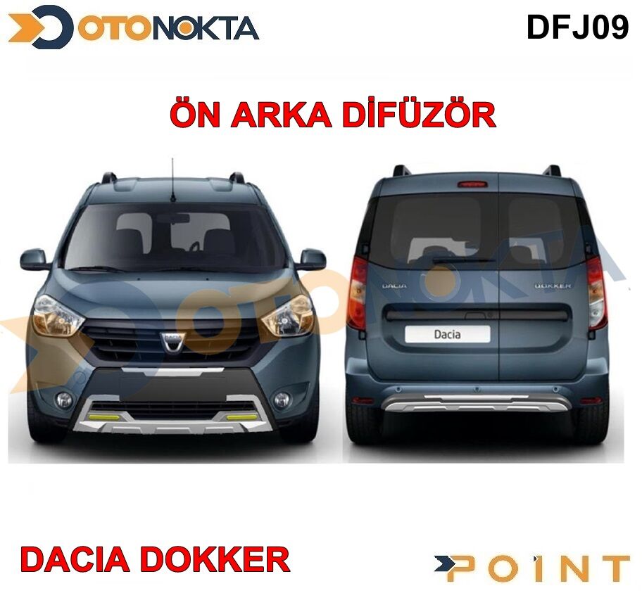 ÖN ARKA KORUMA DİFÜZÖR DACİA DOKKER 2019 POİNT