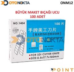 MAKET BIÇAĞI UCU YEDEK  BÜYÜK MAVİ POİNT