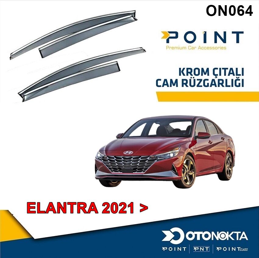 CAM RÜZGARLIĞI 4 LÜ KROMLU ELANTRA 2021>POİNT